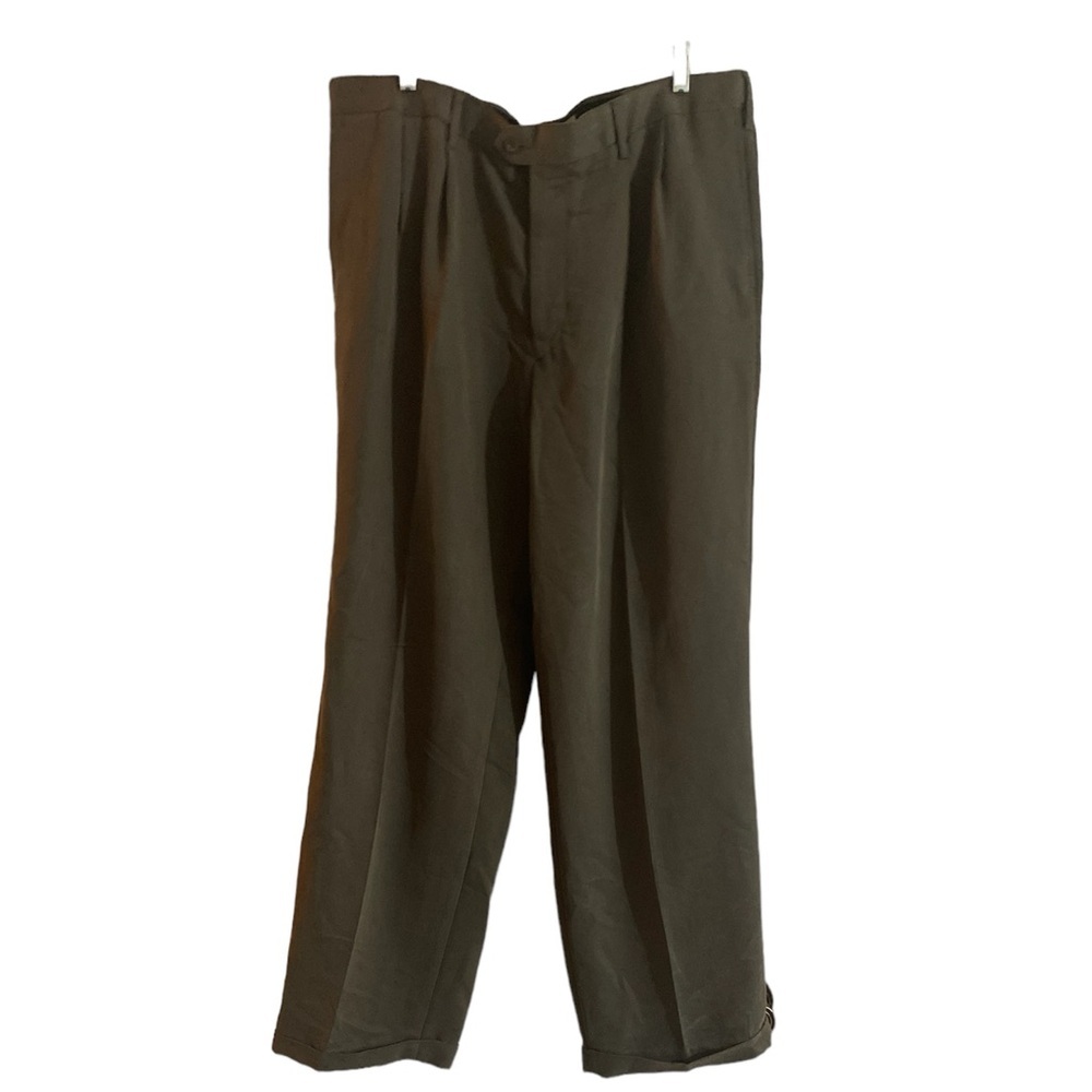 Mens Dress Pants by Breakwater‎ 40W x 32L. Color is taupe-green.